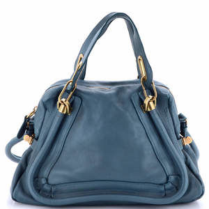 Chloe Medium Paraty Top Handle Bag Leather
